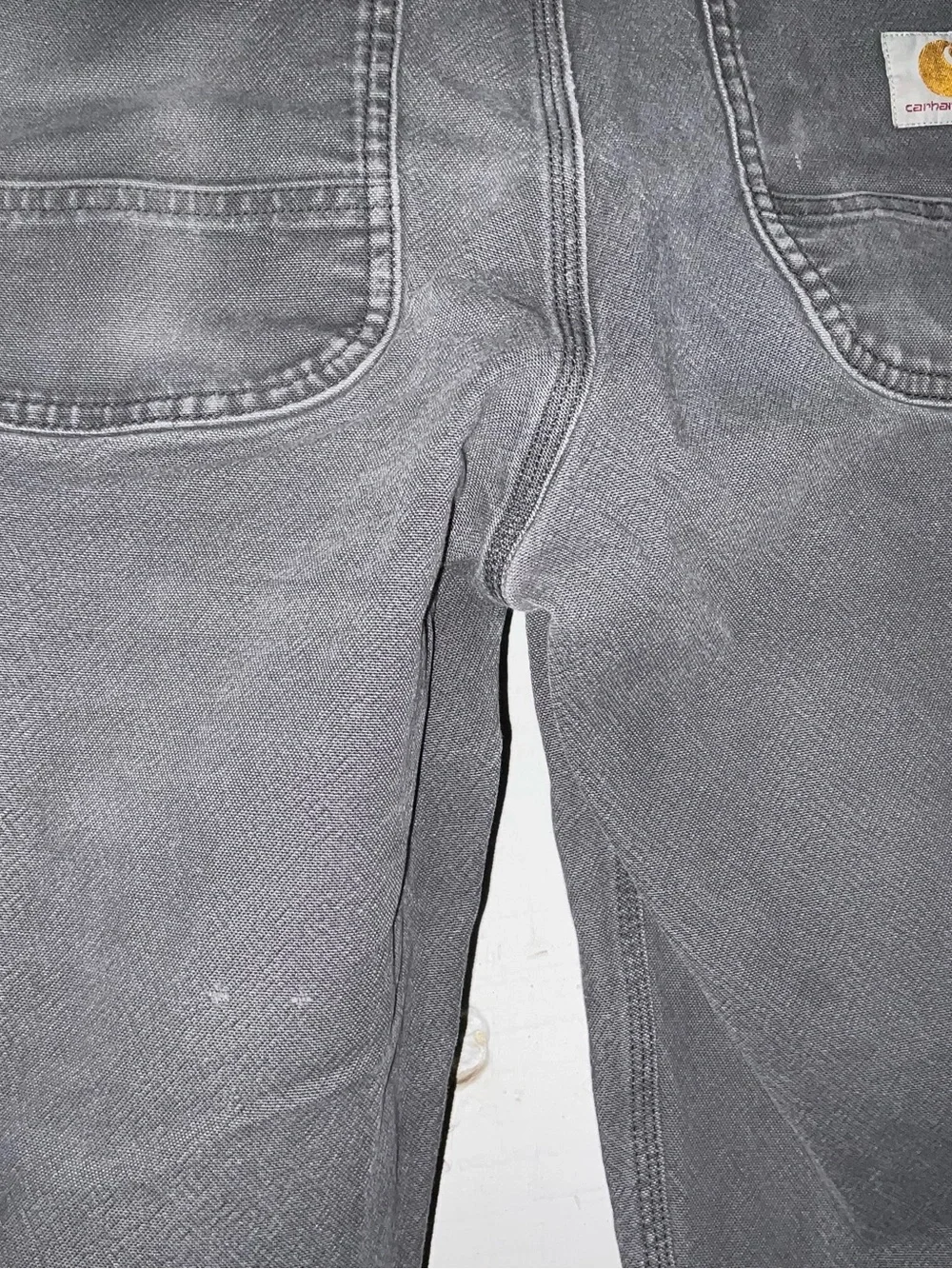Carhartt Rugged Flex Relaxed Fit Double Knee Pants Gray 34x30 Workwear 103334